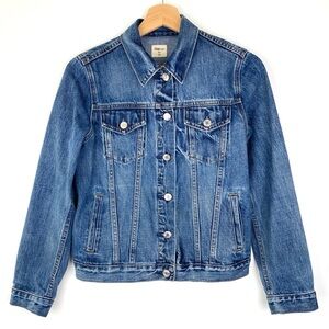 GAP 1969 Denim Icon Jacket in Saddle Blue